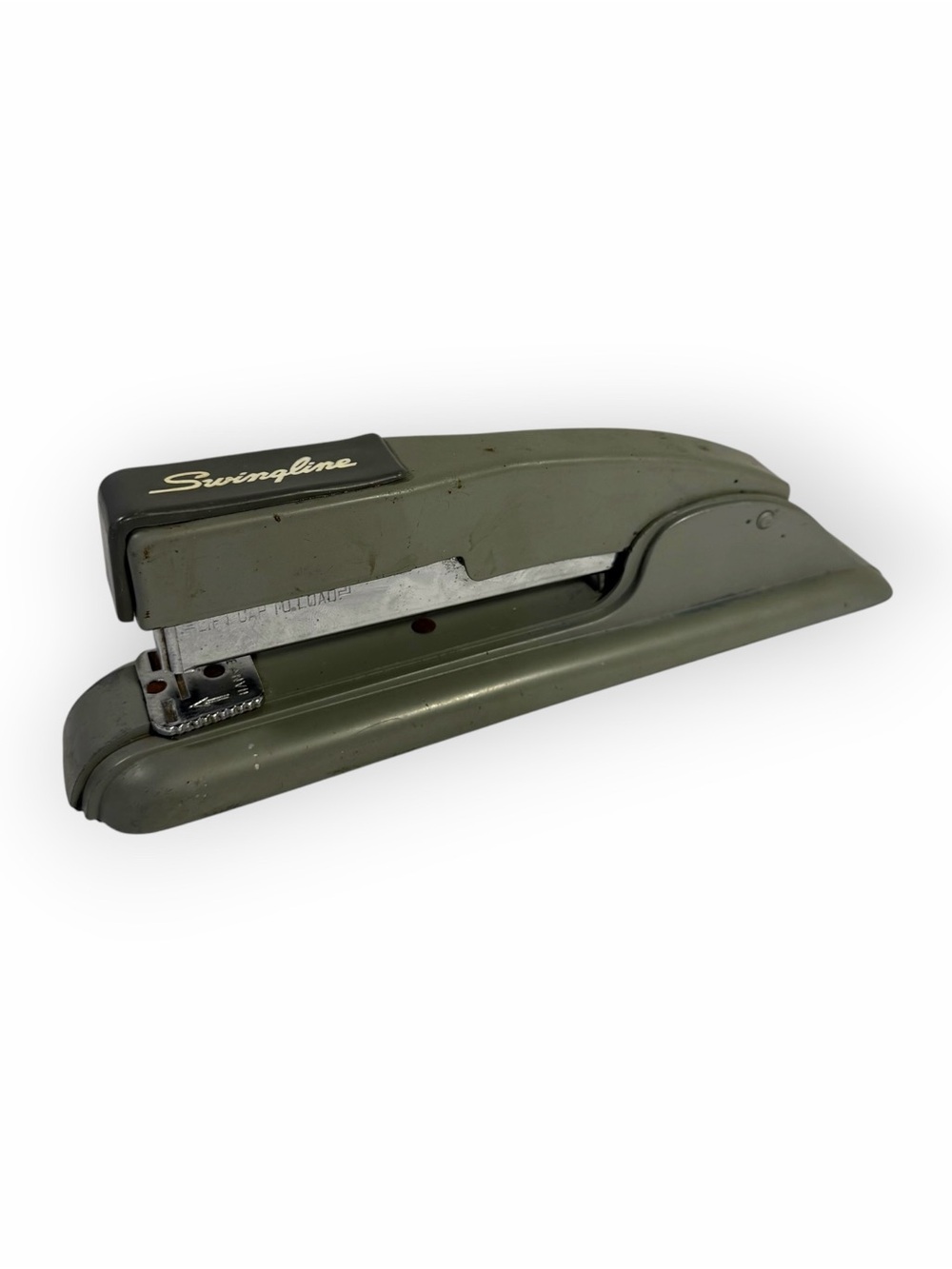 Vintage Swingline #27 Desk Stapler Grey Retro MCM Grey Office Supply Heavy Duty
